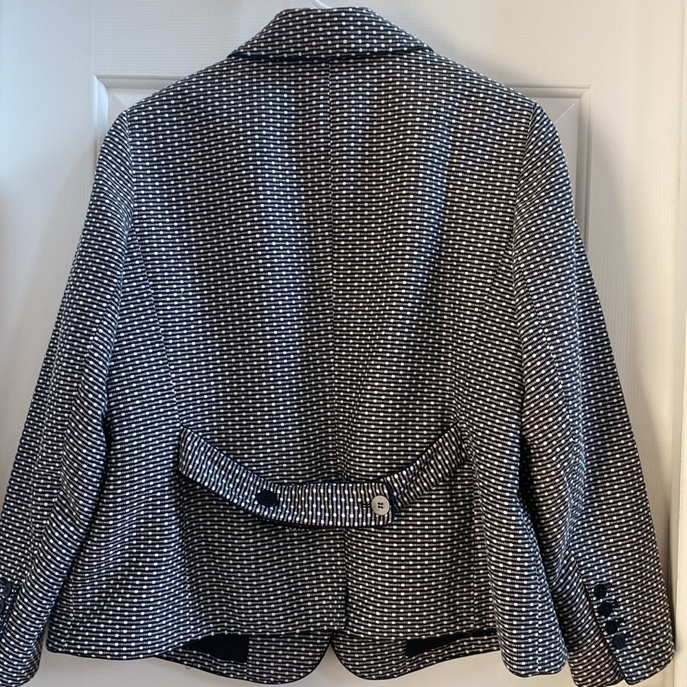 Talbots Black & White Patterned Jacket - image 6